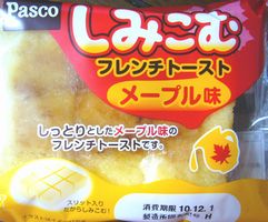 敷島製パン(Pasco)　しみこむ　フレンチトースト　メープル味